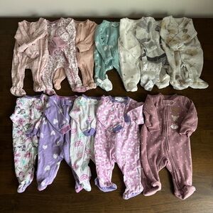 Newborn Girls Gently Used (12 pieces)
